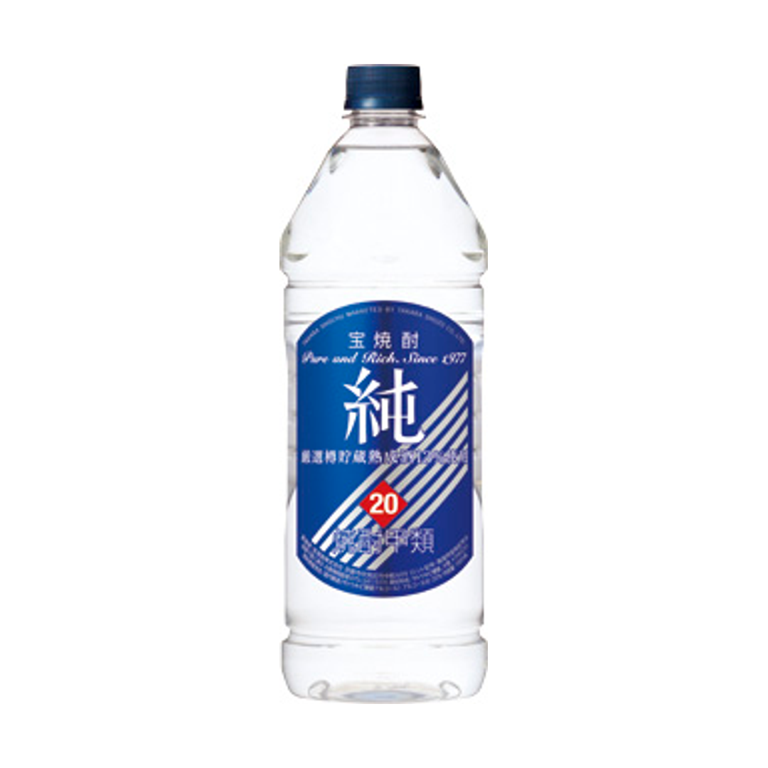純宝焼酎 1920ml 20% 宝焼酎 純 20度 1920ml エコペット | 焼酎甲類 宝酒造 – 酒庫住田屋