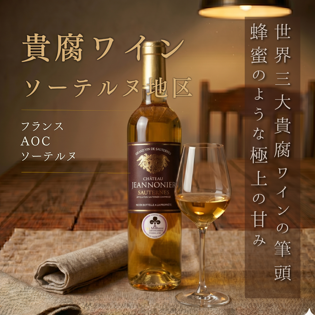 シャトー・ジャノニエ ソーテルヌ 2020 500ml｜100年の伝統を誇る極上