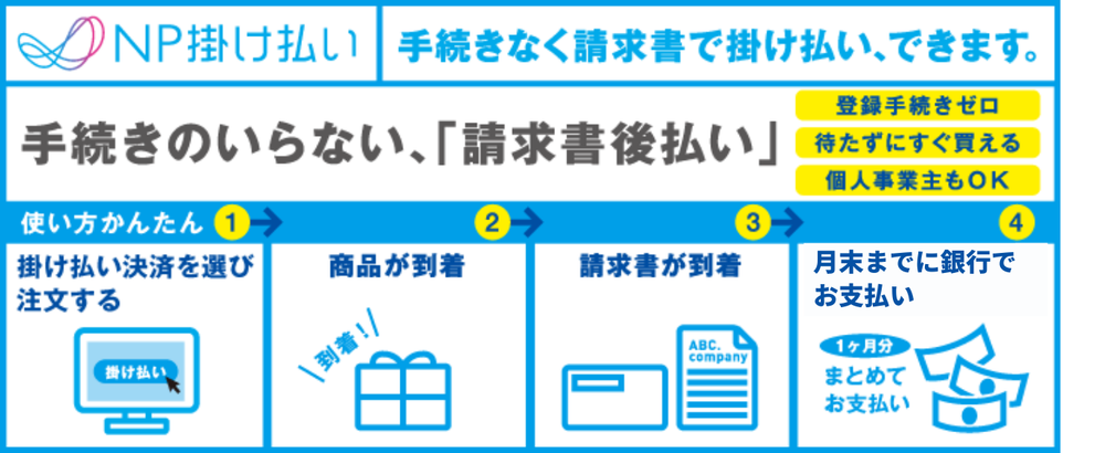 NP掛け払い:請求書後払い(法人・個人事業主向け)