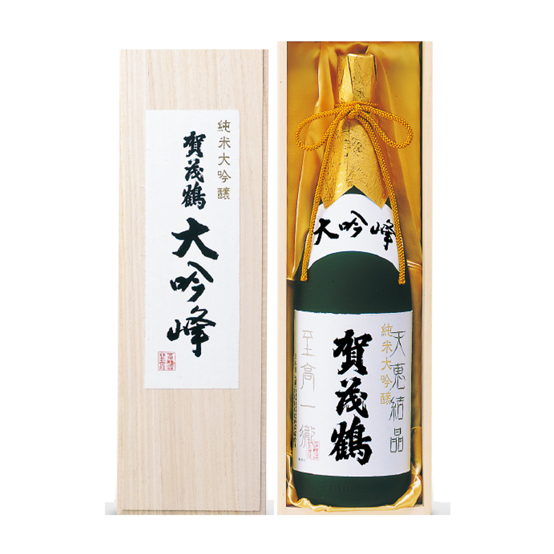 賀茂鶴　双鶴 日本酒 純米大吟醸 1800ml 金箱入り 賀茂鶴 純米大吟醸 大吟峰 木箱入 1800ml | 日本酒 広島県 賀茂鶴酒造