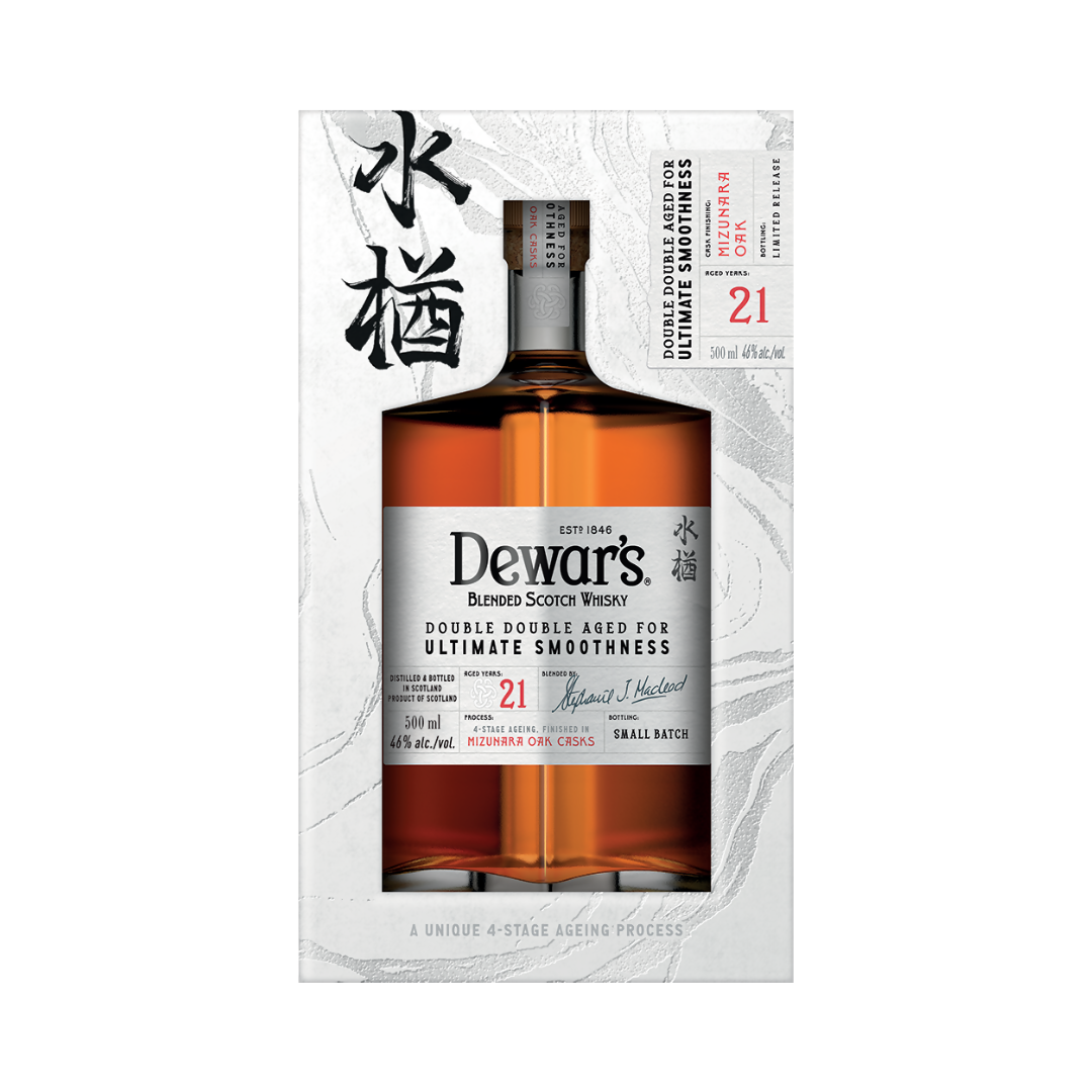 デュワーズ ダブルダブル21年ミズナラ 500ml – 酒庫住田屋 デュワーズ ダブルダブル21年ミズナラ 500ml – 酒庫住田屋