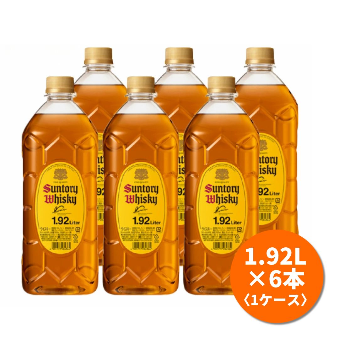 R*2様 サントリーウイスキー 角1.92L 6本セット サントリー】角瓶 1920ml(ペットボトル)6本セット|大容量で