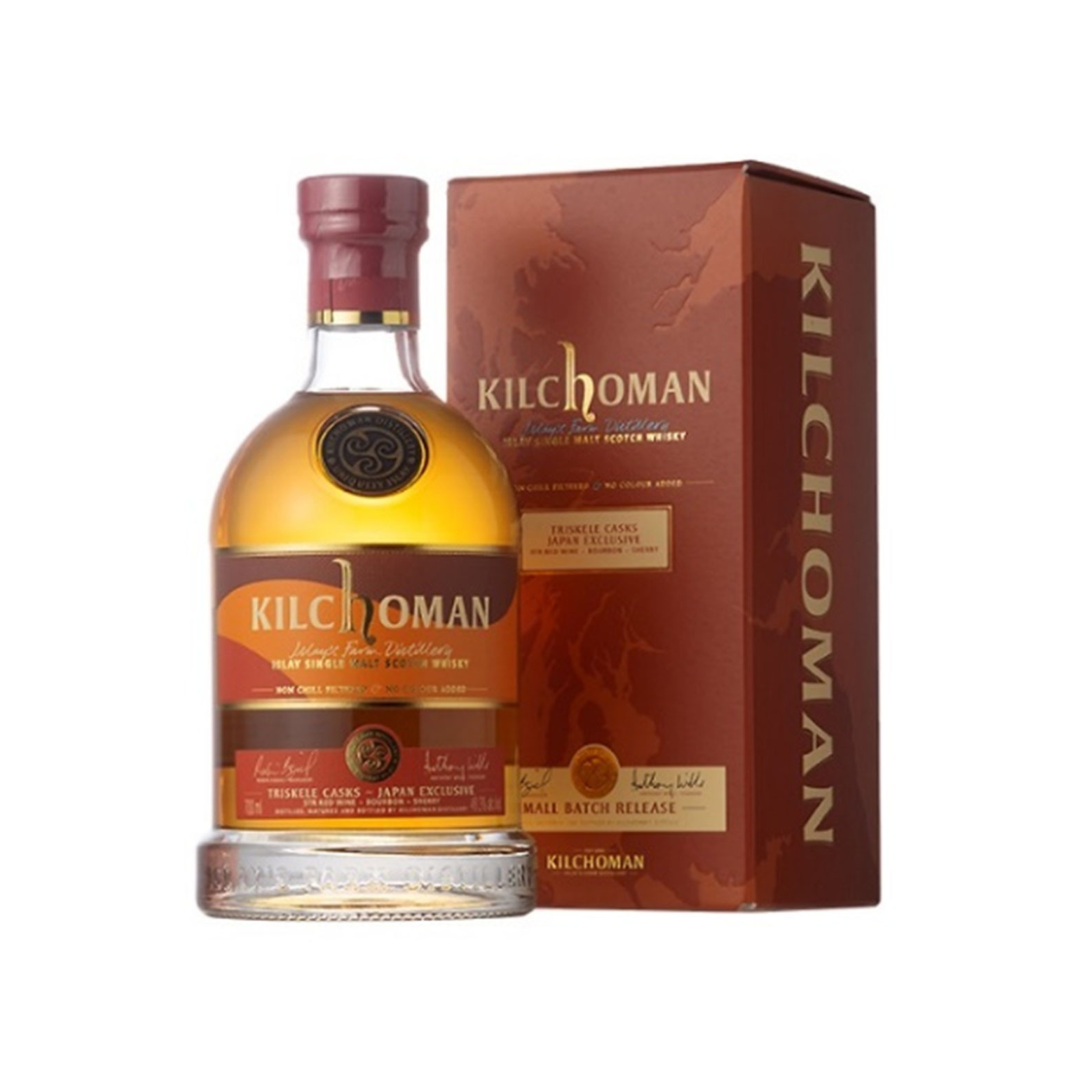 日本市場向けスモールバッチボトリング キルホーマン トリスケルカスク STR 48.3度 700ml