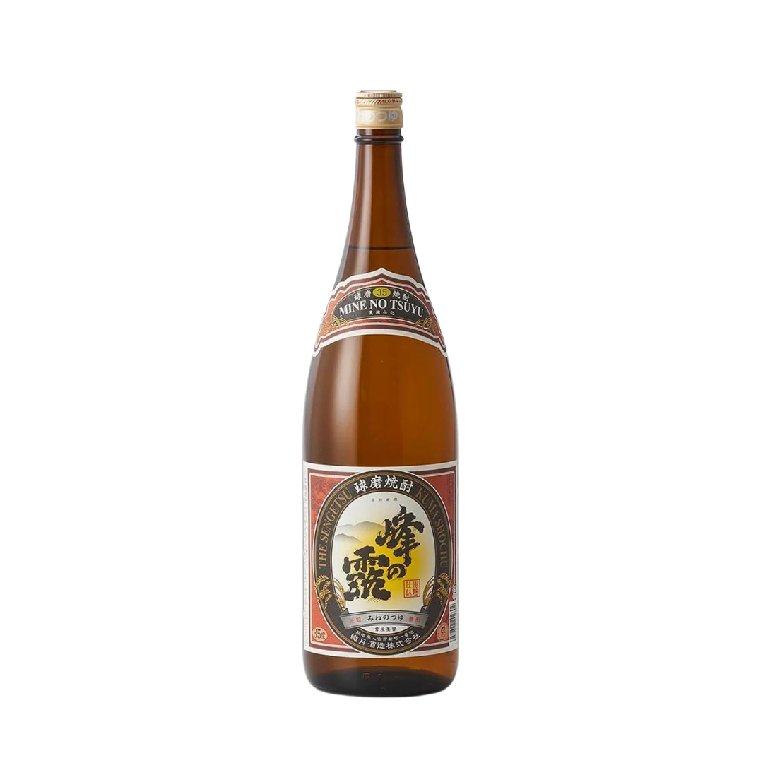 【 米焼酎 】黒麹峰の露 35度 1.8ℓ
