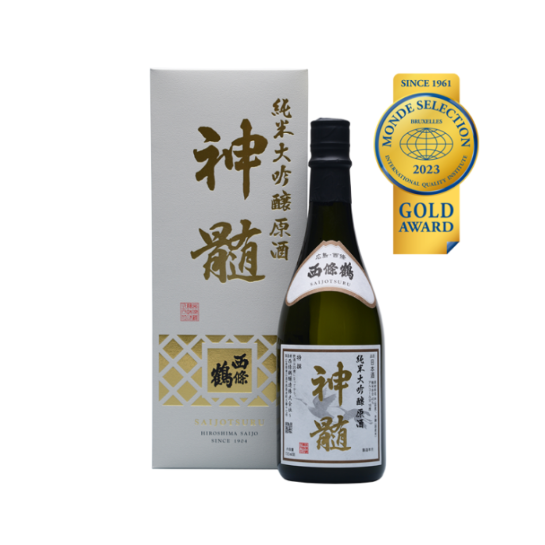 広島／西條鶴酒造】 純米大吟醸原酒「神髄」 《720ml／1800ml》 – 酒庫住田屋オンラインストア