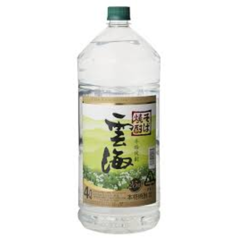 【そば焼酎】雲海 4Lペット 25度《ペットボトル1本》