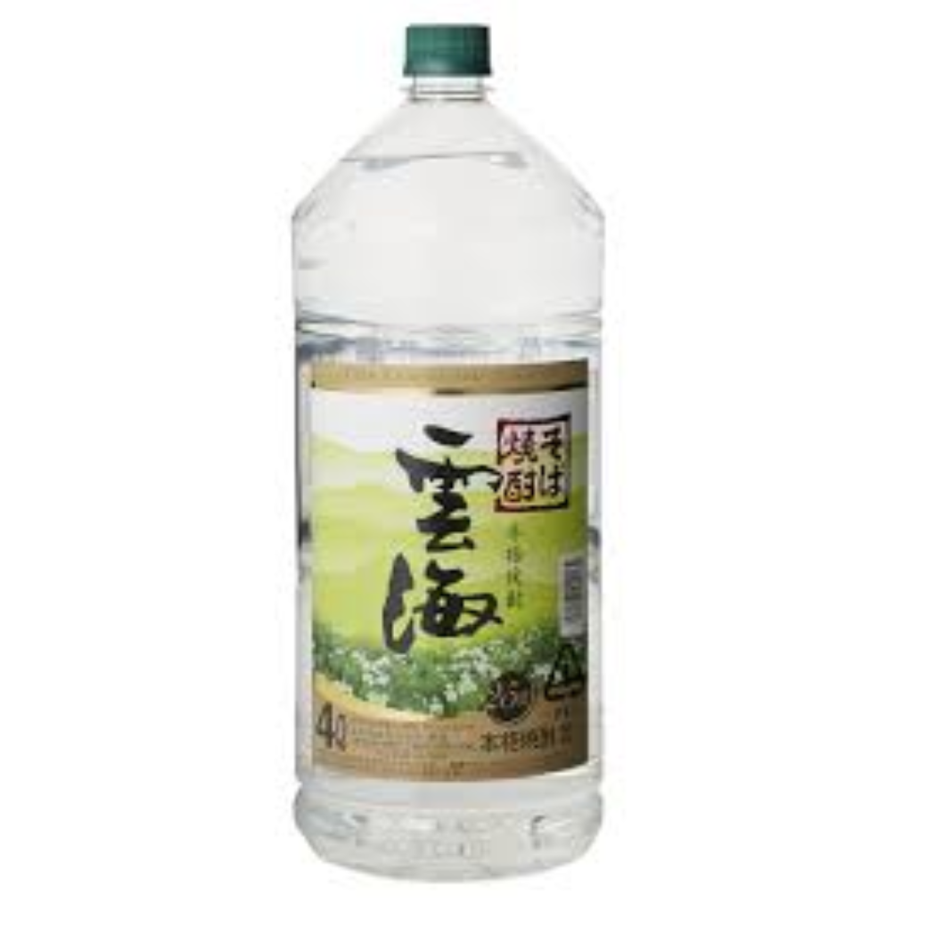 そば焼酎】雲海 4Lペット 25度《ペットボトル／4000ml（4本入）》 – 酒