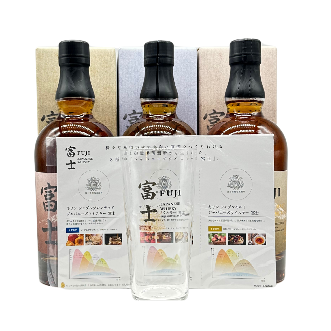 販売数激少 富士山 ウイスキー 箱付き 5本セット - 飲料/酒