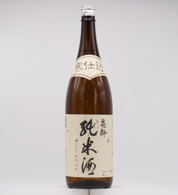 【 広島地酒 】亀齢 純米 寒仕込《瓶1800ml×1本》