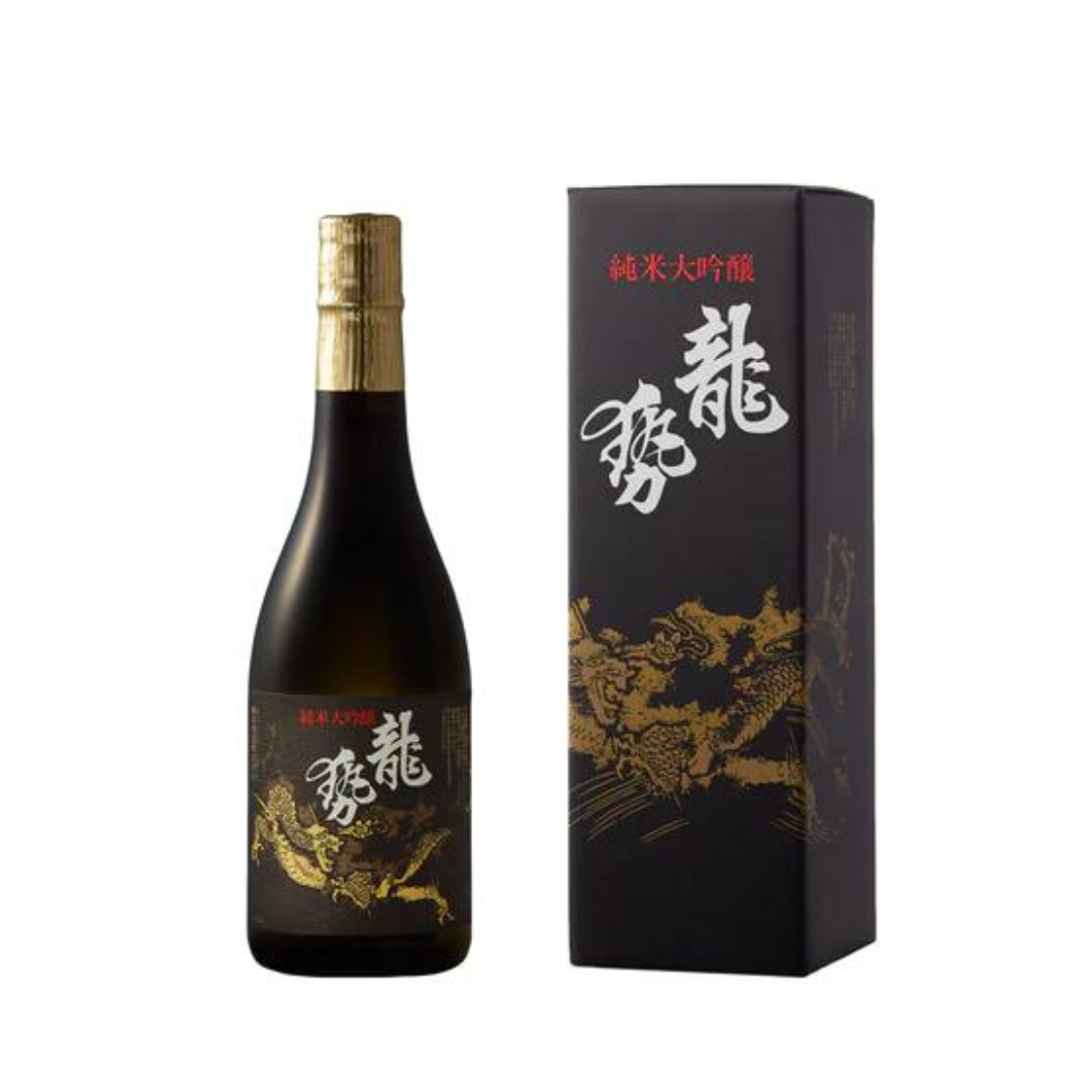 【竹原地酒】藤井酒造 龍勢 黒ラベル 純米大吟醸《瓶720ml×1本》
