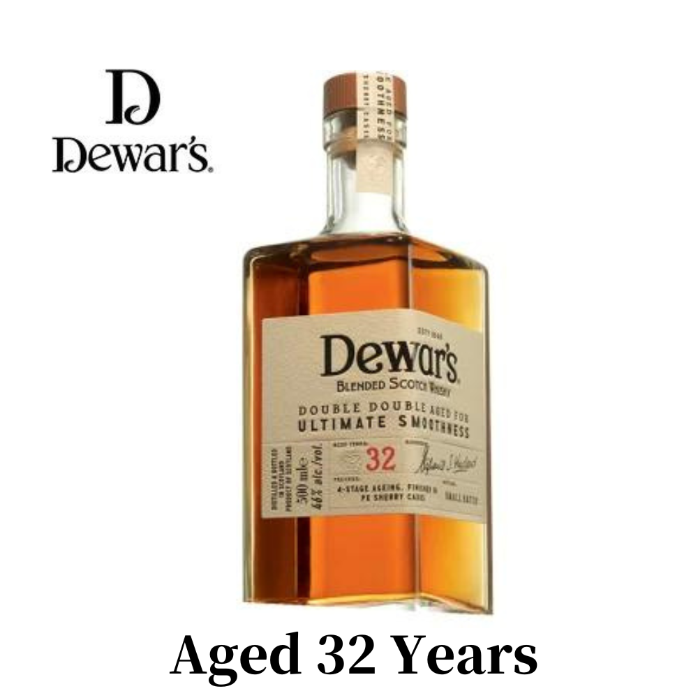 数量限定】デュワーズ ダブルダブル 32年 46度 500ml [ギフトBox入り 数量限定】デュワーズ ダブルダブル 32年 46度 500ml [ギフトBox入り