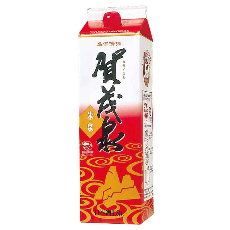 【賀茂泉酒造】賀茂泉(朱泉・普通酒)《紙パック1800ml×6本》