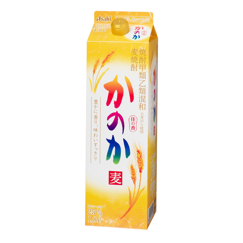 【麦焼酎】かのか麦 1.8Lパック 25度《1本入》