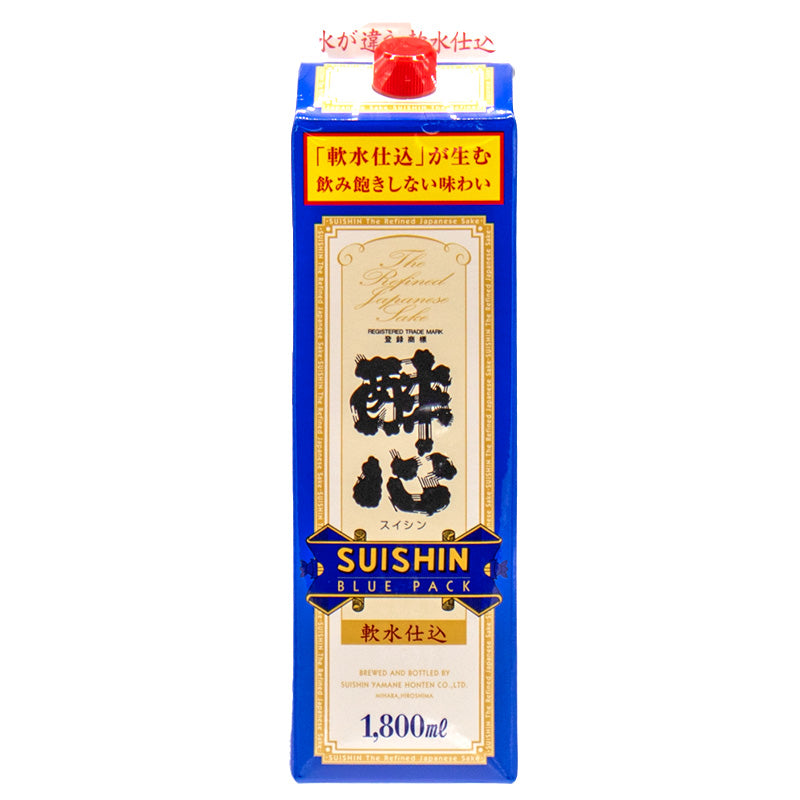 【酔心】ブルーパック(普通酒)《紙パック1800ml》