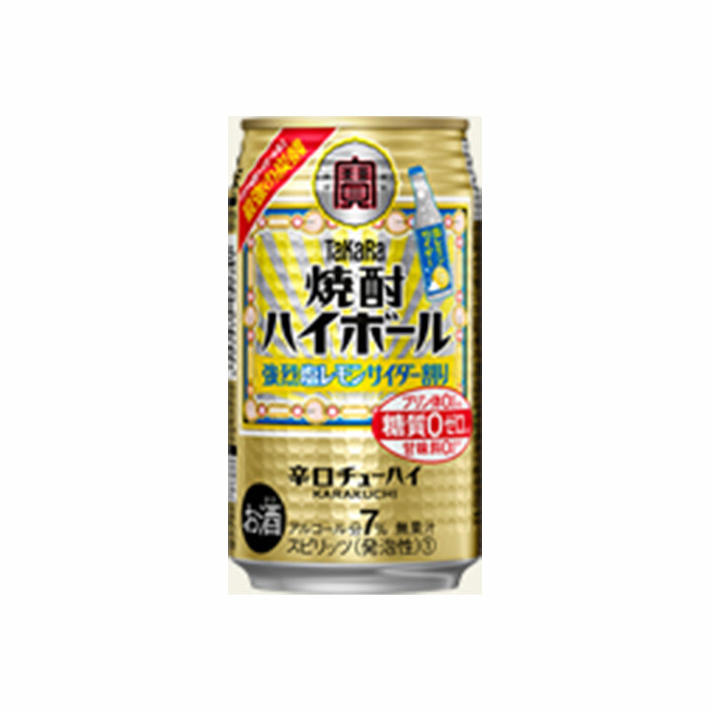 【タカラ】焼酎ハイボール 〈強烈塩レモンサイダー割り〉《缶／350ml（24本入）》