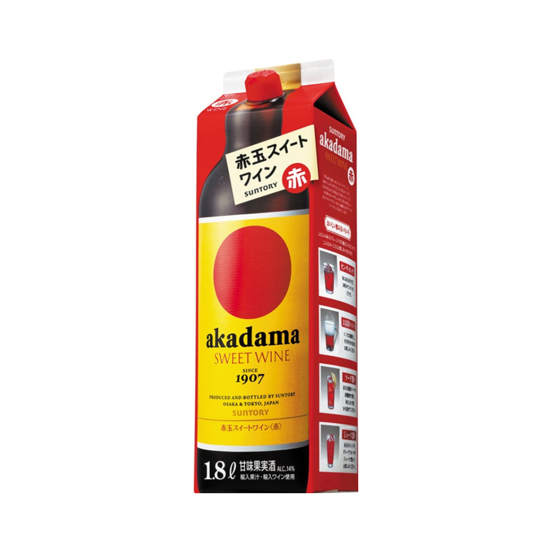 サントリー 赤玉スイートワイン 赤 紙パック 1.8L 商品画像