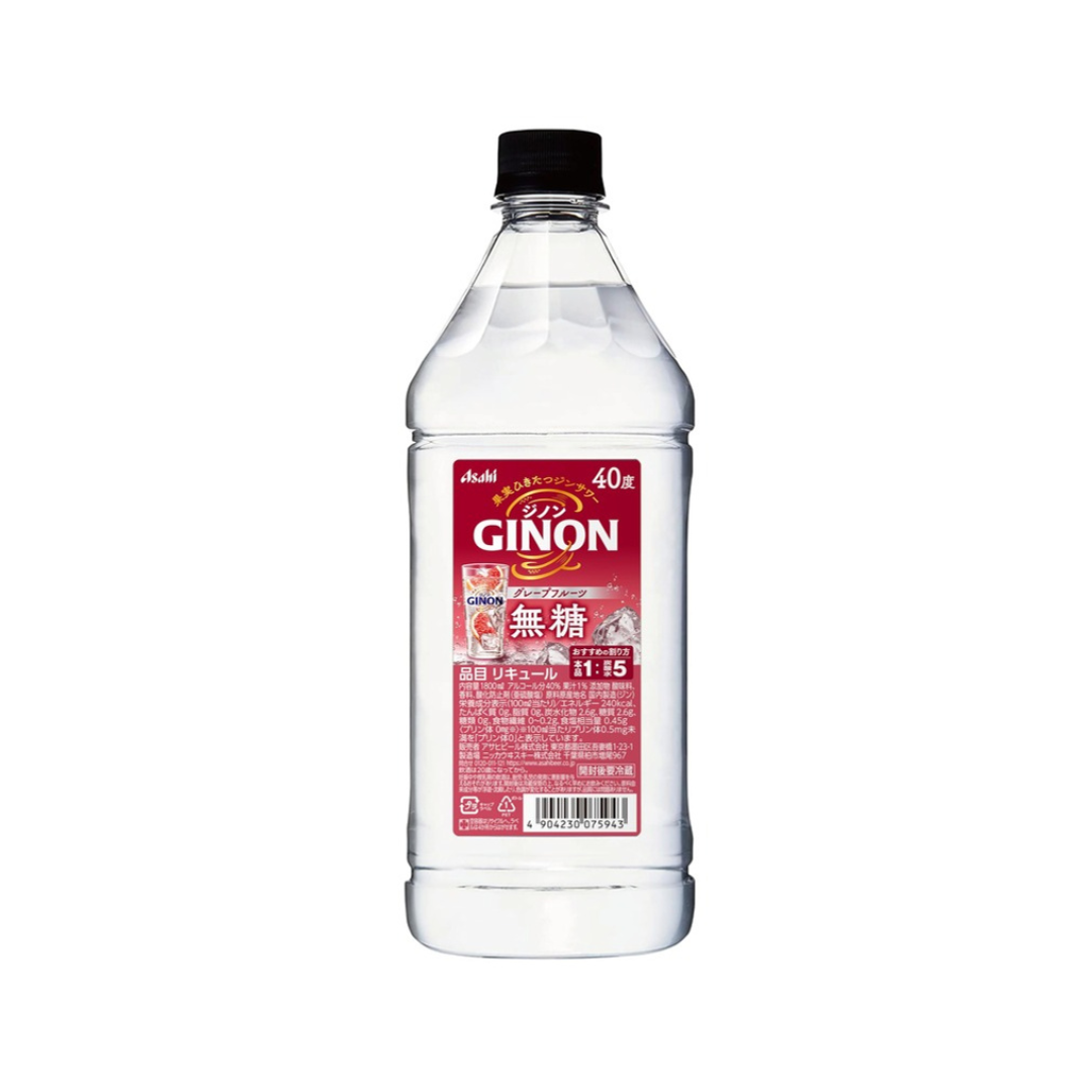 アサヒ GINON グレープフルーツ 1.8L 商品画像