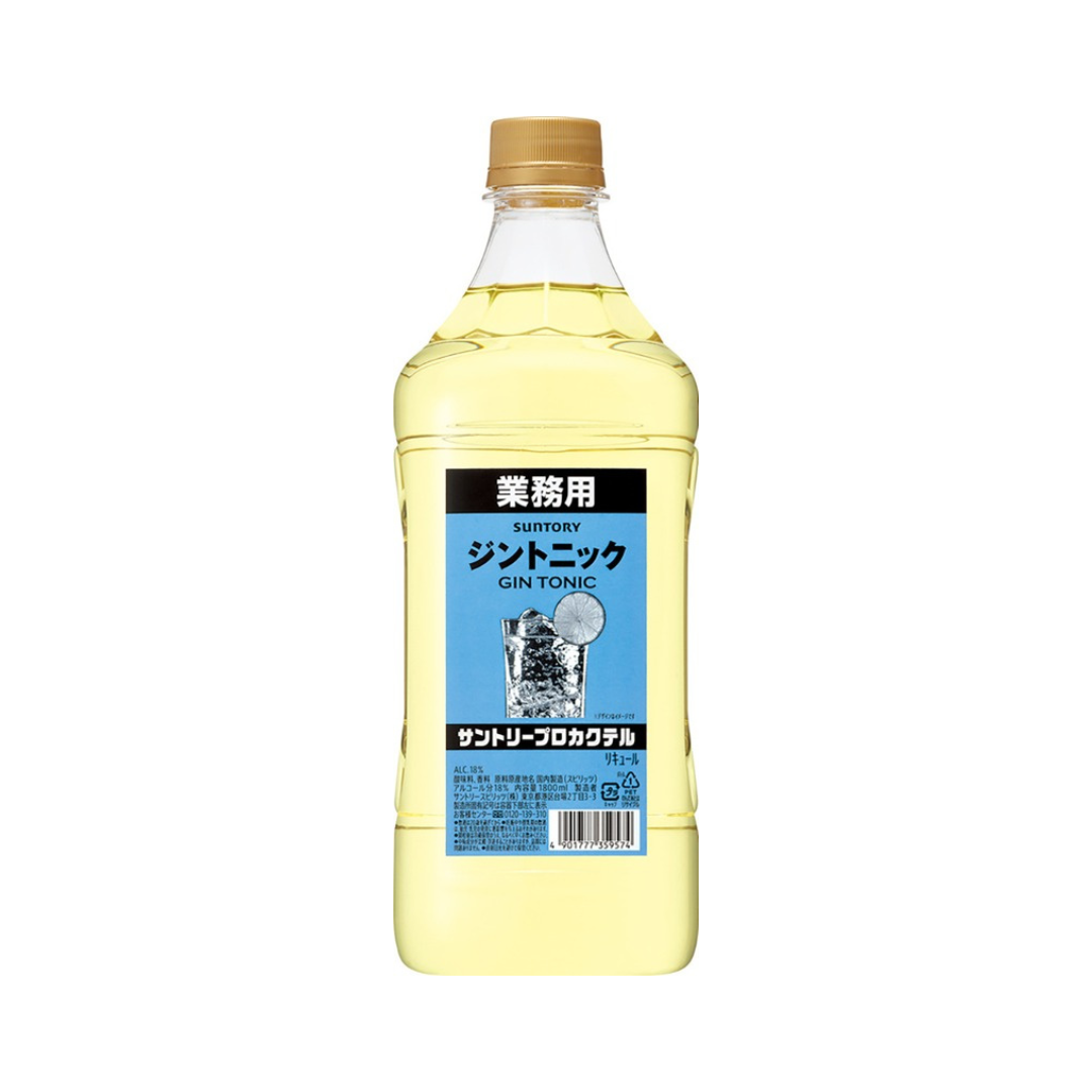 サントリー プロカクテル ジントニック 1.8L 業務用カクテルコンク 商品画像