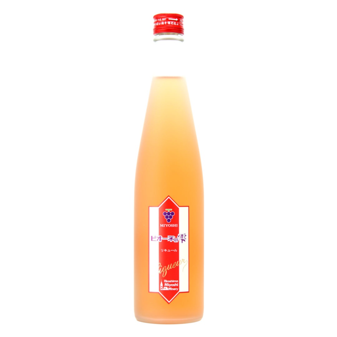 広島三次ワイナリー ピオーネの雫 8度 500ml 正面