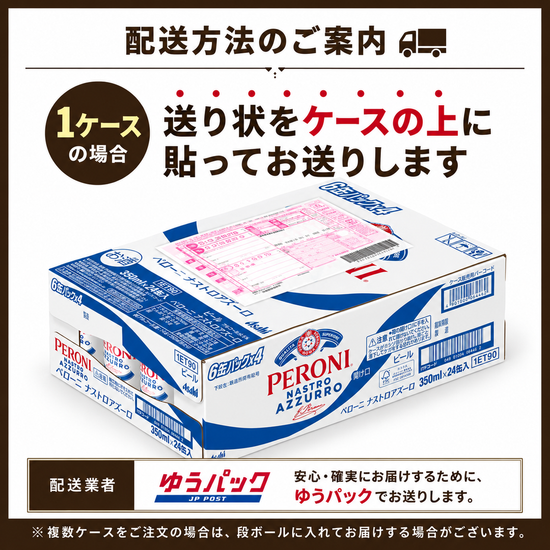 ペローニ ナストロアズーロ 350ml缶 1ケース・2ケース | ビール イタリア