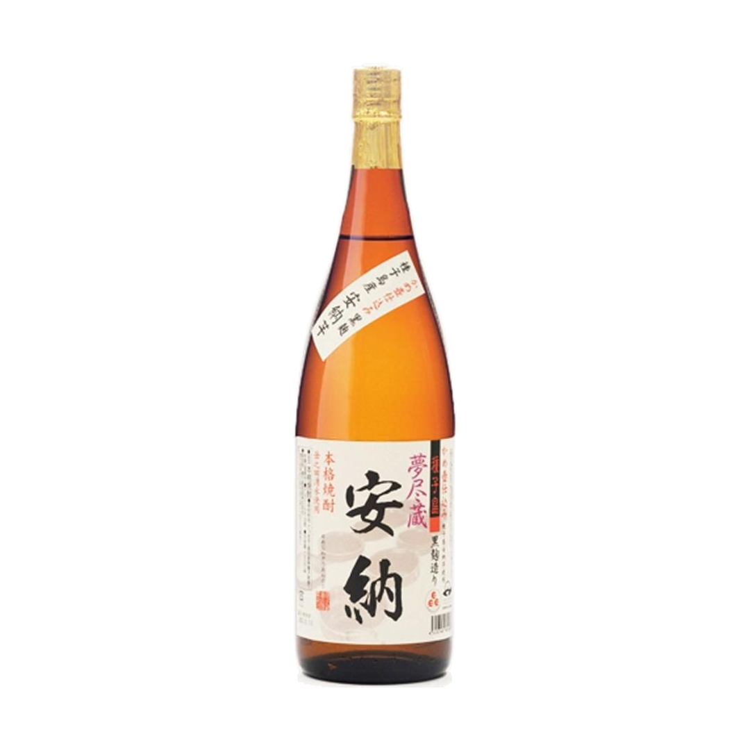 夢尽蔵 安納 25度 1.8L 瓶 正面