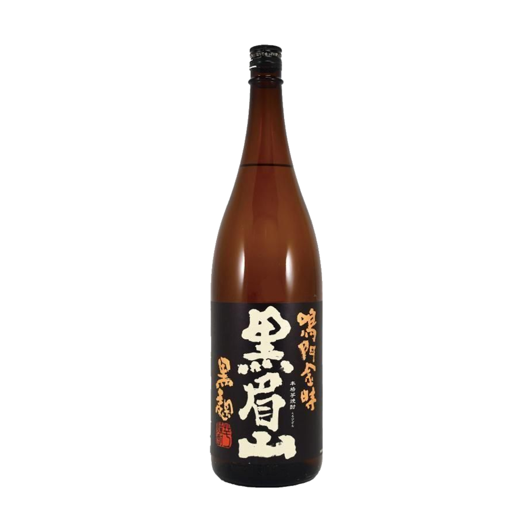 黒眉山 なると金時 25度 1.8L 瓶 正面