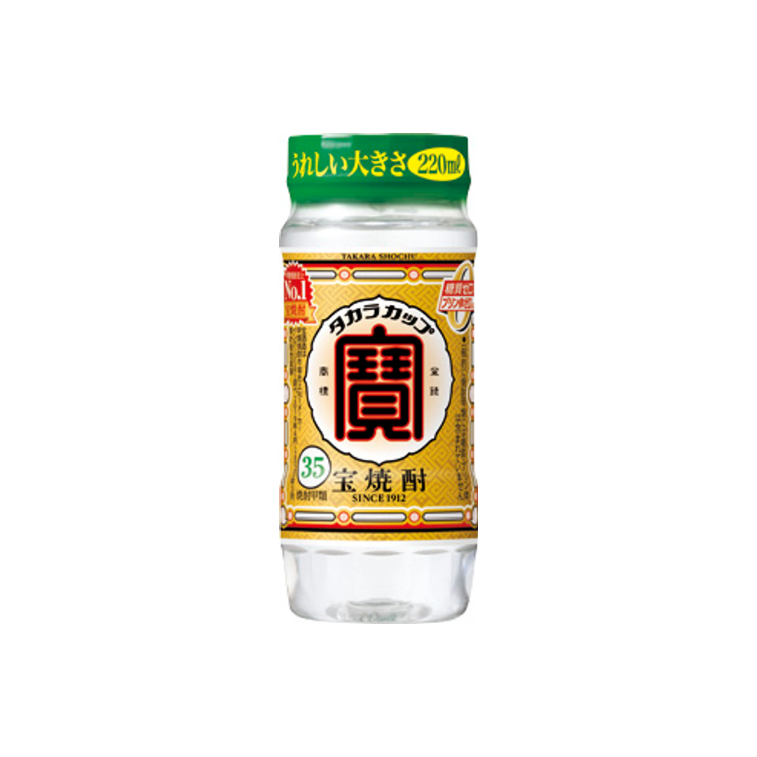 宝焼酎 タカラカップ 35度 220ml ペットカップ 正面