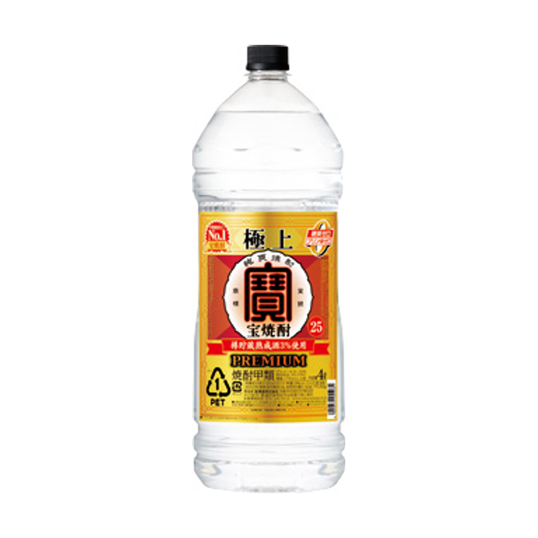 極上 宝焼酎 25度 4L エコペット 宝酒造