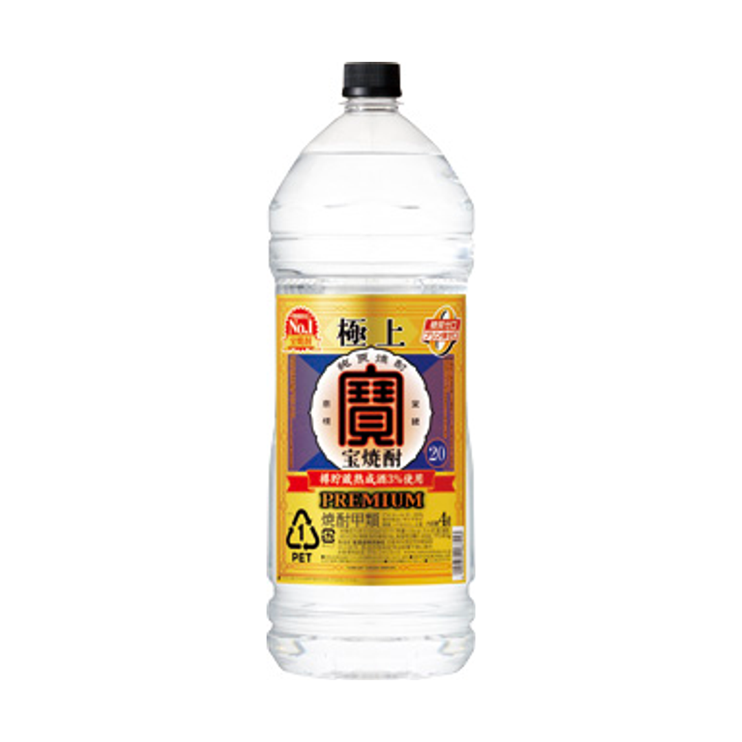 極上 宝焼酎 20度 4L エコペット 宝酒造