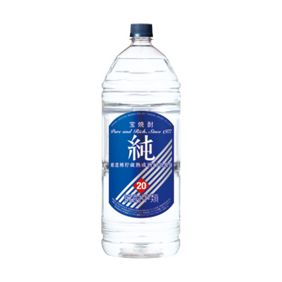 宝焼酎 純 20度 4L エコペット
