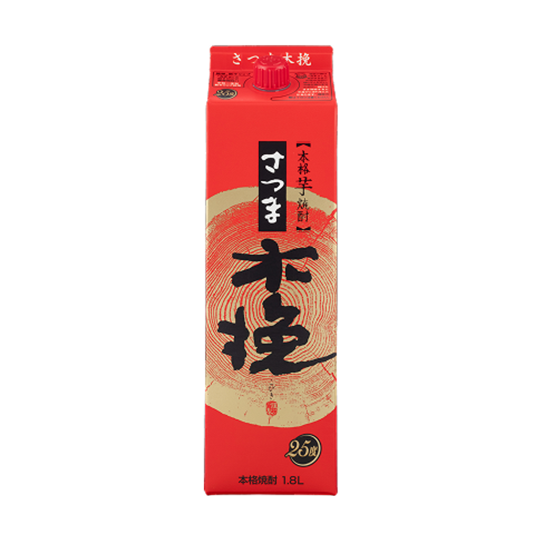 さつま木挽 25度 1.8Lパック 正面商品画像