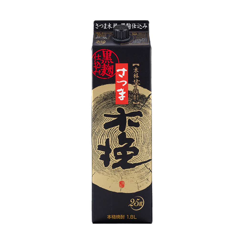 さつま木挽 黒麹仕込み 1.8L パック | 芋焼酎 雲海酒造 鹿児島県 – 酒