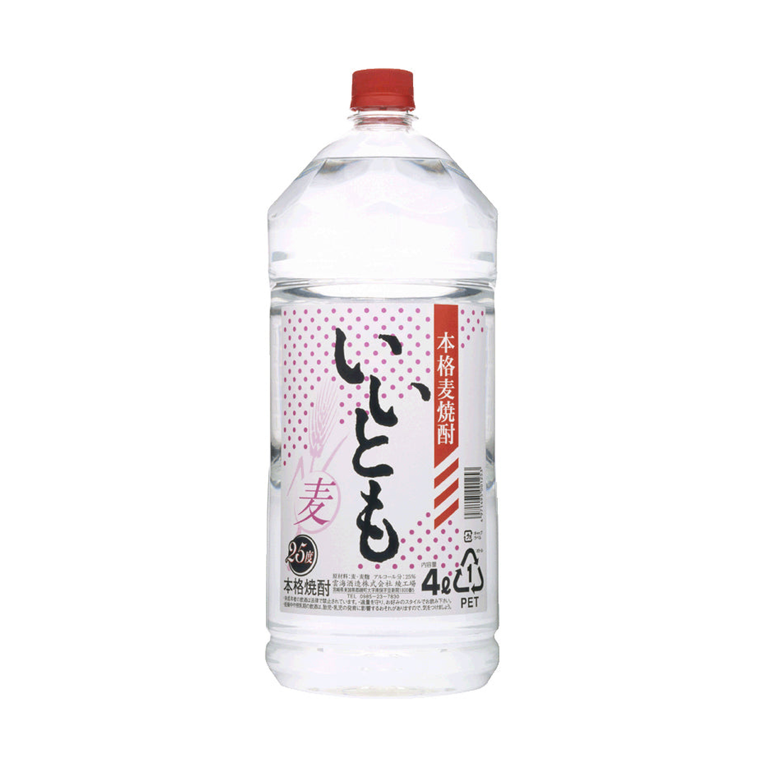 【雲海酒造】いいとも25度《ペットボトル／4000ml》 正面