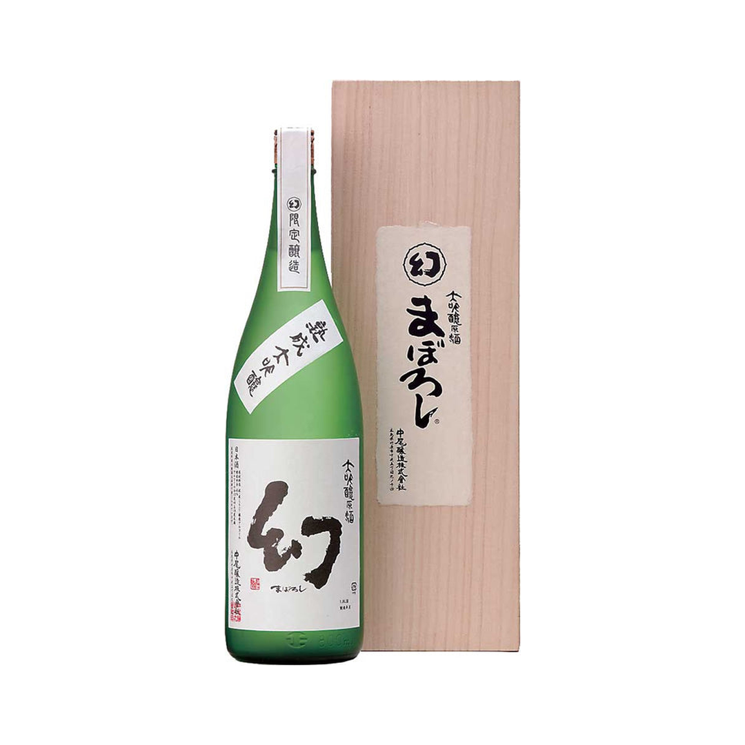 幻 大吟醸原酒 桐箱入り 1800ml（中尾醸造）｜高級ギフト・特別な日の日本酒 正面