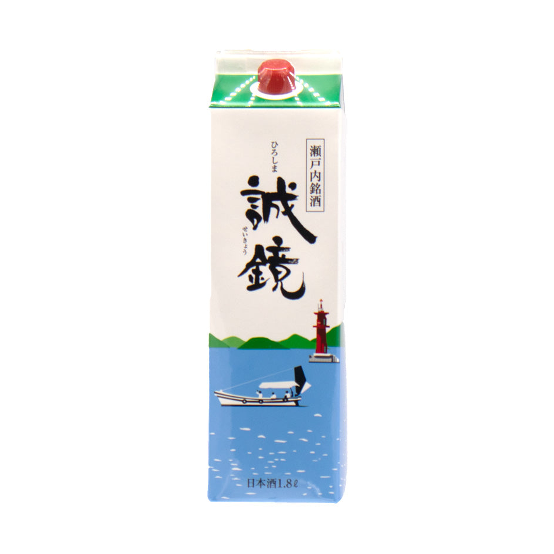 【中尾醸造】誠鏡パック《紙パック1800ml》 正面
