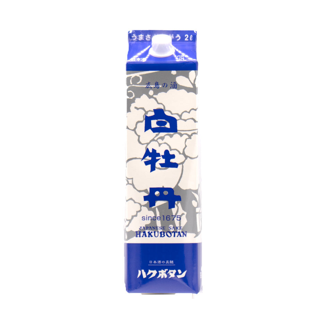 【白牡丹】広島の酒 普通酒 《紙パック2000ml》 白牡丹酒造 正面