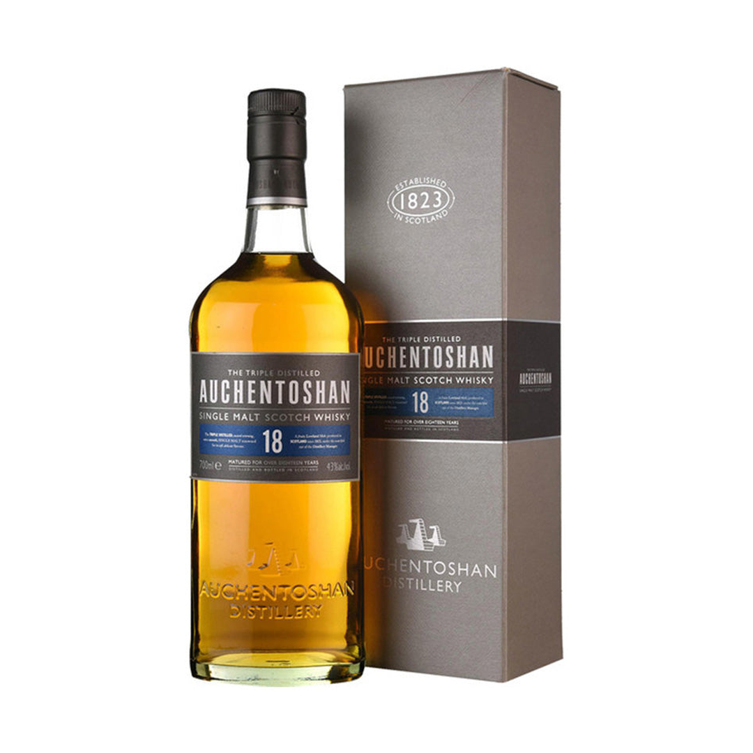 オーヘントッシャン 18年 700ml | シングルモルトスコッチウイスキー イギリス 正面