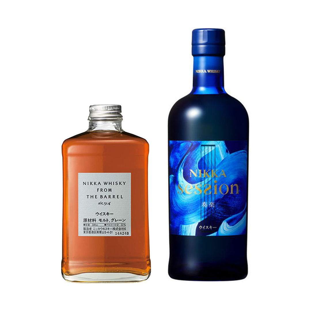 ニッカ セッション＆フロムザバレル 飲み比べセット | ブレンデッドウイスキー 正面