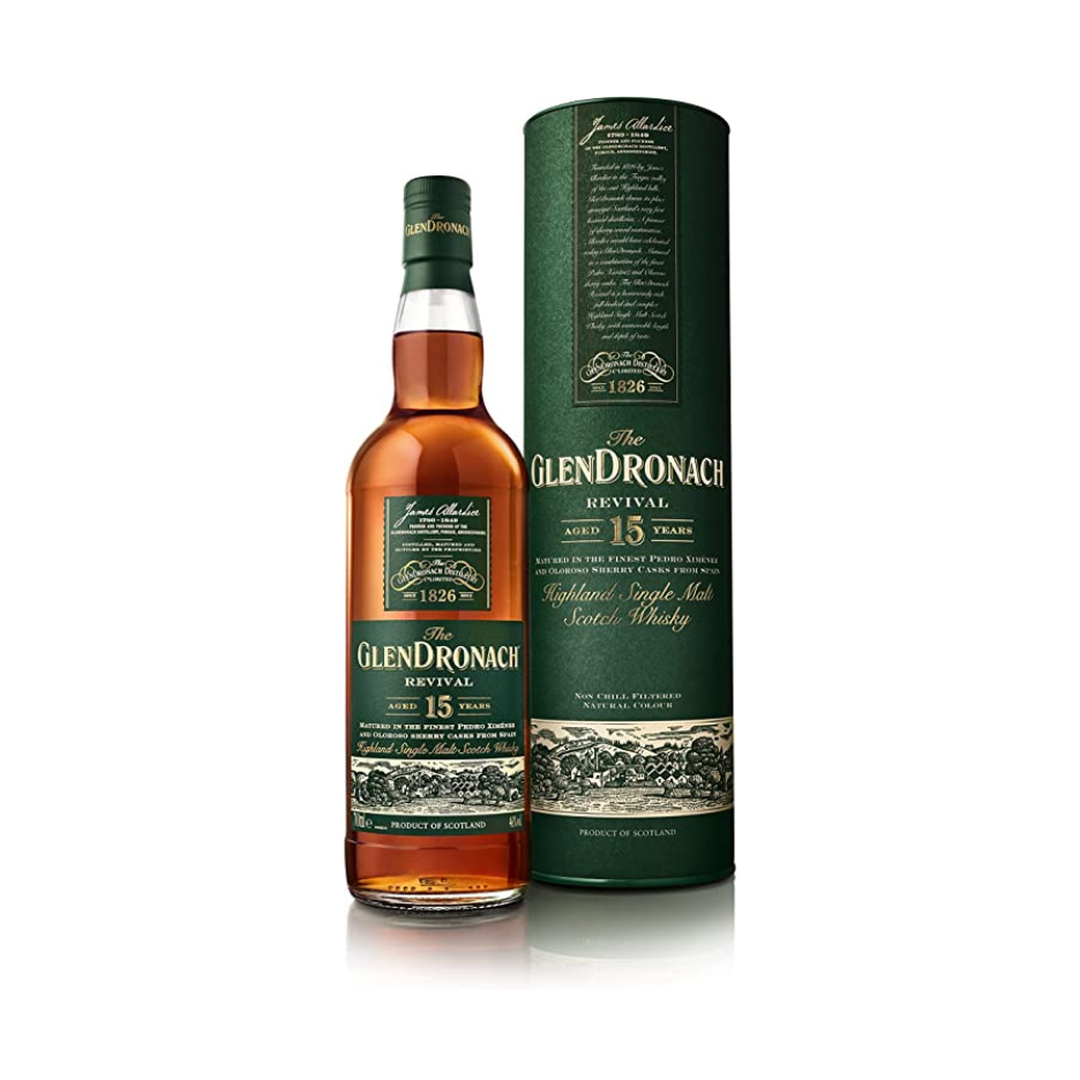 グレンドロナック 15年 700ml | シングルモルトスコッチウイスキー イギリス 正面