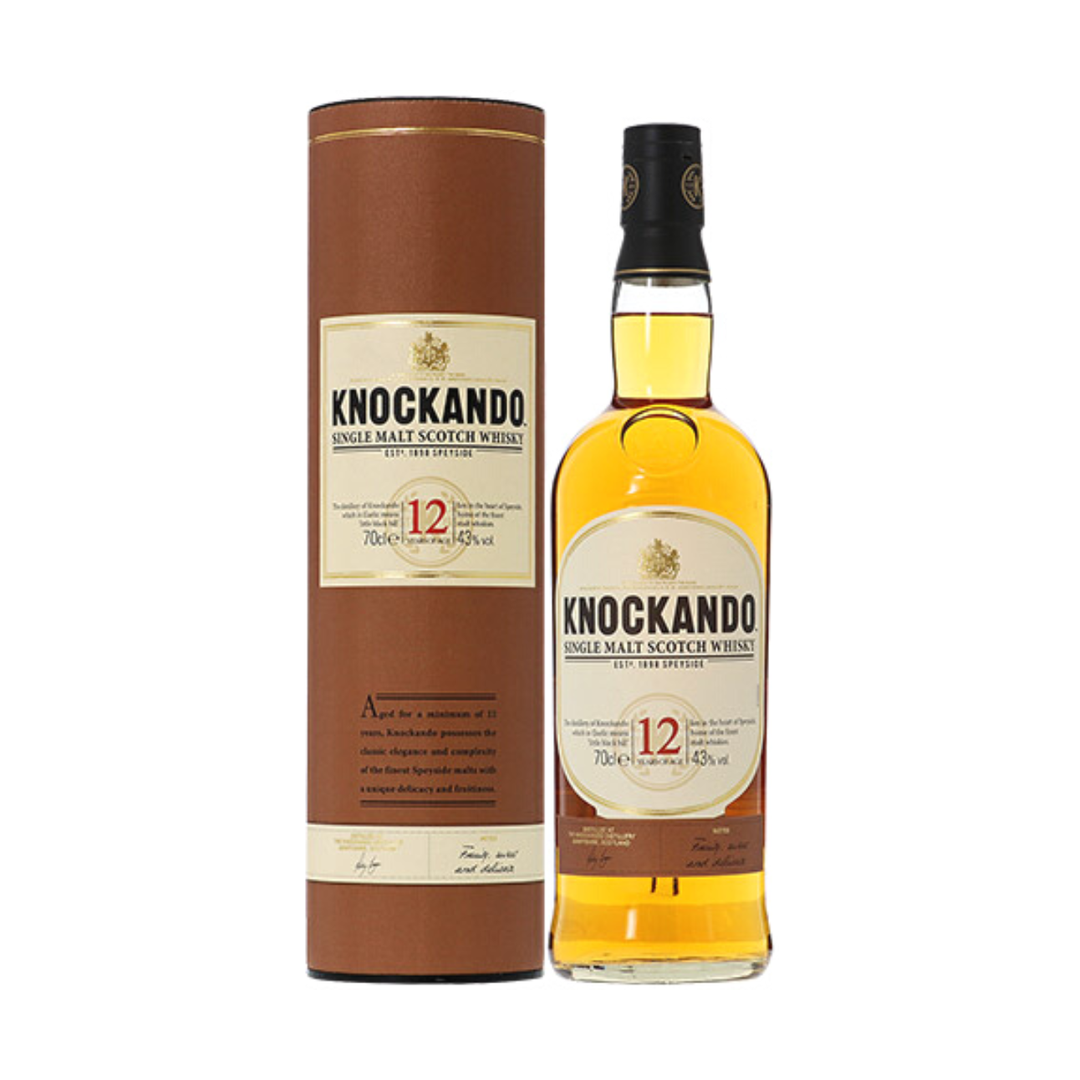 ノッカンドゥ 12年 700ml | シングルモルトスコッチウイスキー イギリス 正面