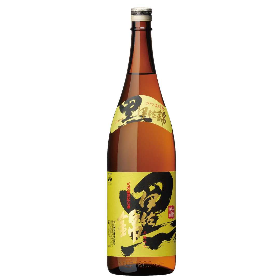 黒伊佐錦 25度 1800ml 正面ボトル