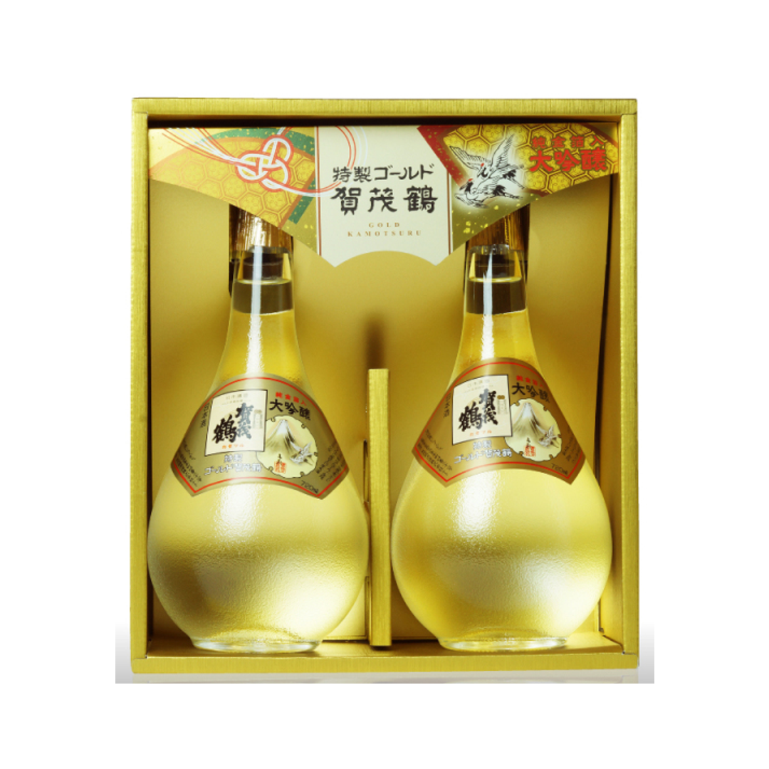 大吟醸 特製ゴールド賀茂鶴 720ml 2本化粧箱入