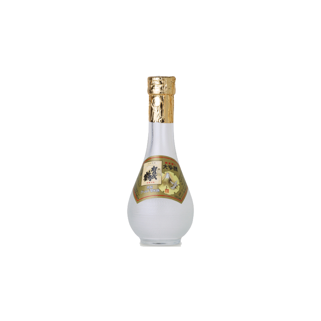 賀茂鶴 ゴールド賀茂鶴 丸瓶 180ml 商品画像