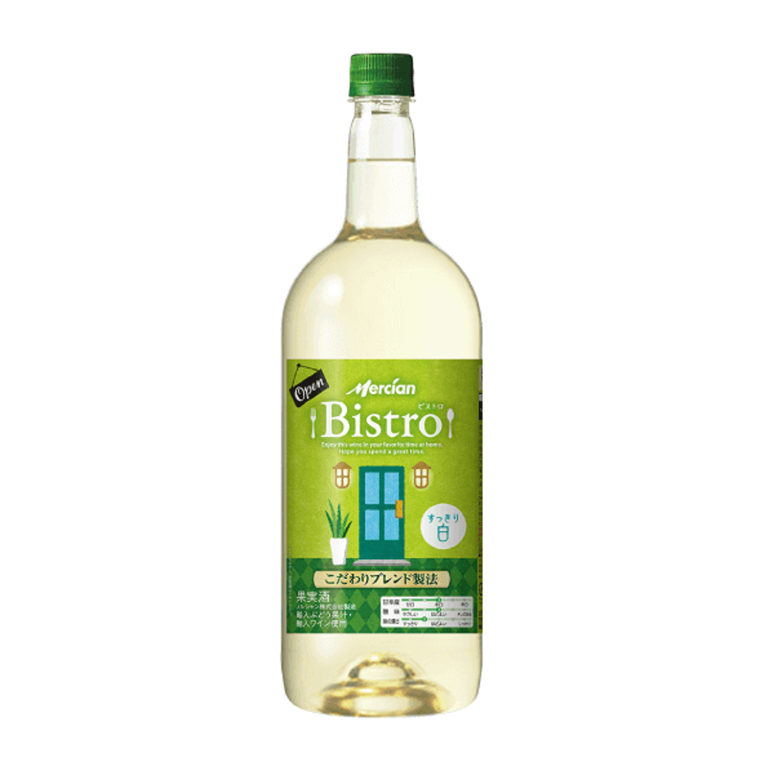 メルシャン ビストロ すっきり白 1500ml 正面