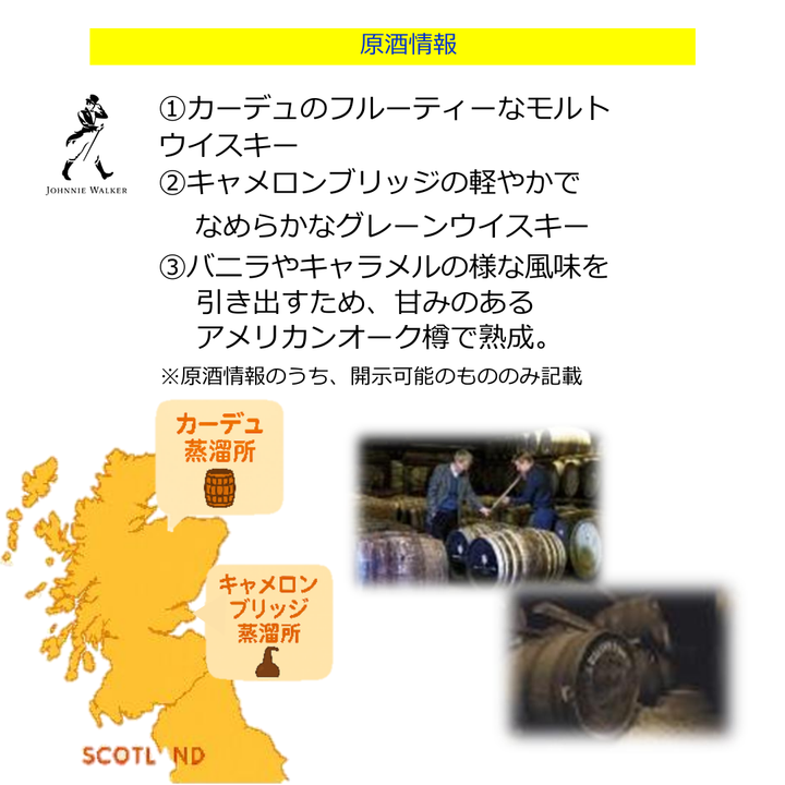 【予約販売】送料無料 ブロンド入り ジョニーウォーカー 4本セット 正規品【特典 オリジナルハンドタオル付】飲み比べ スコッチ ブレンデッド ウイスキー