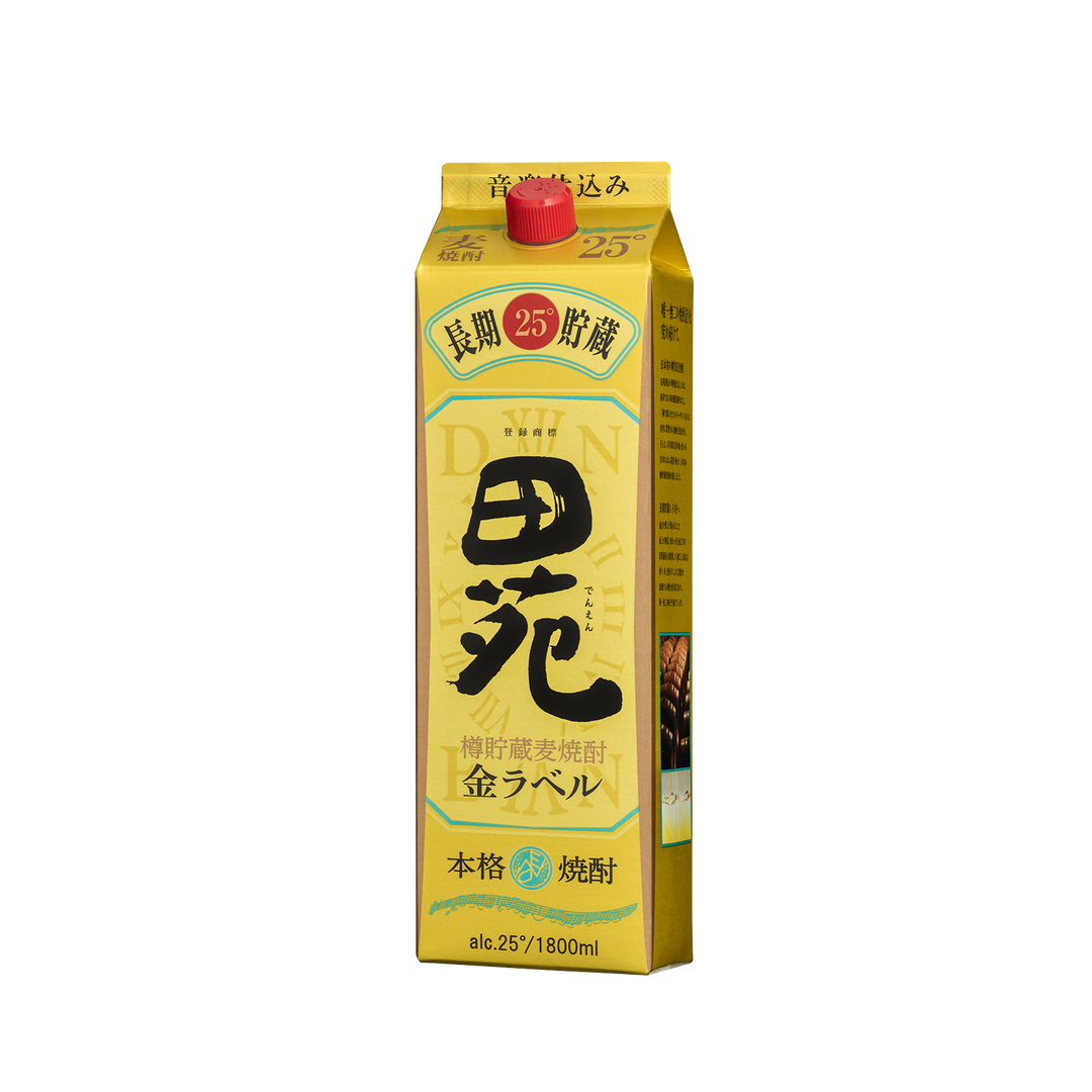 田苑 金ラベル 25度 1800ml パック 商品画像