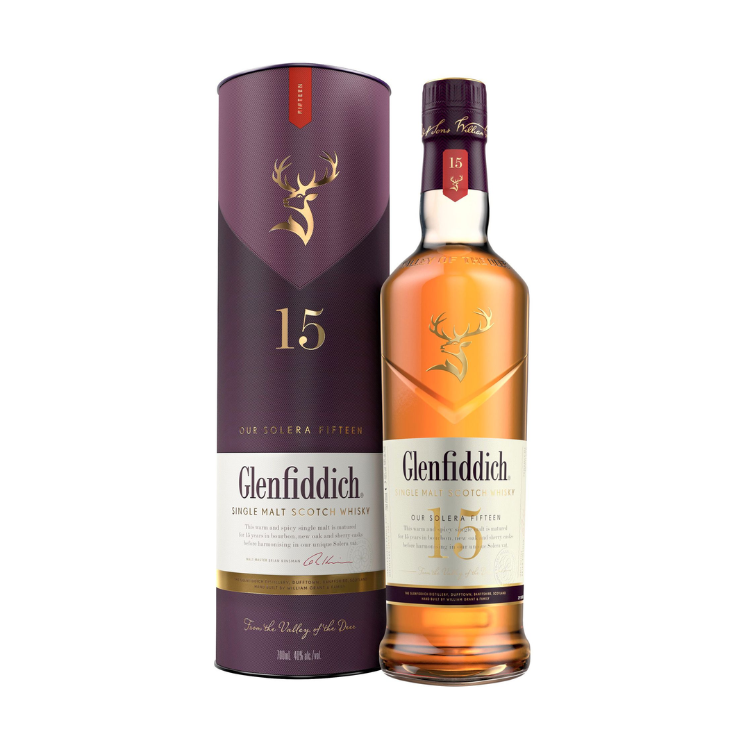 グレンフィディック15年 700ml ボトル・カートン