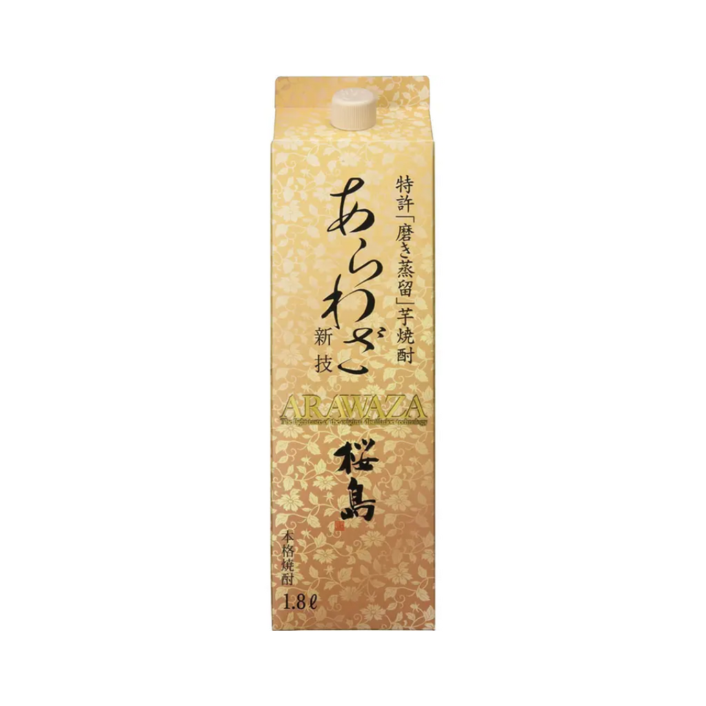 あらわざ桜島 1800ml 紙パック 6本セット（ケース） | 芋焼酎 本坊酒造