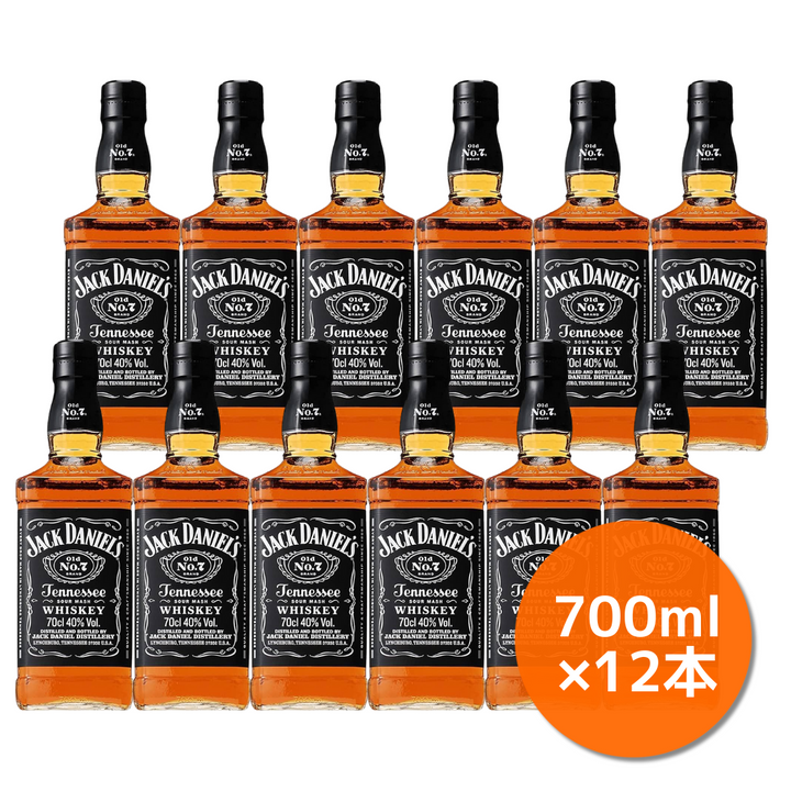 【5月限定特価】テネシーウイスキー　ジャックダニエル 《瓶 700ml×12本》