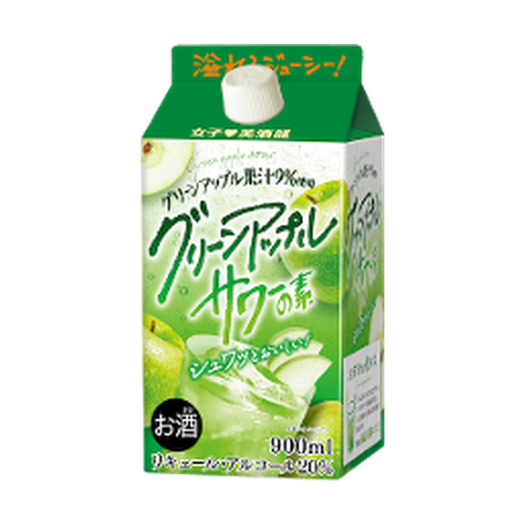 女子美酒部 グリーンアップルサワーの素 900ml 商品画像
